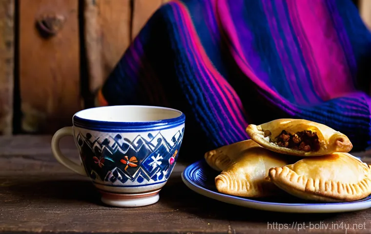 볼리비아에서 마셔볼 전통 음료 - **Prompt:** An elegant and sophisticated outdoor scene set on a high-altitude Bolivian vineyard terr...