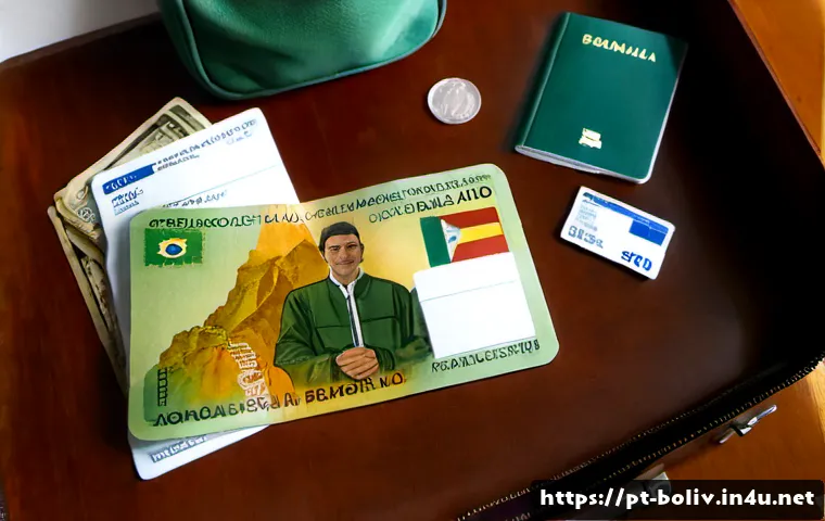 Home 17 볼리비아 여행자 보험 필수 여부 - Photorealistic travel insurance decision scene for a Brazilian traveler planning a Bolivia trip, org...